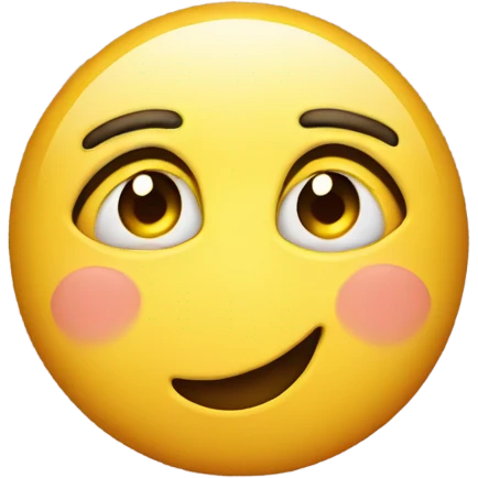Side eye smiley face emoji emoji