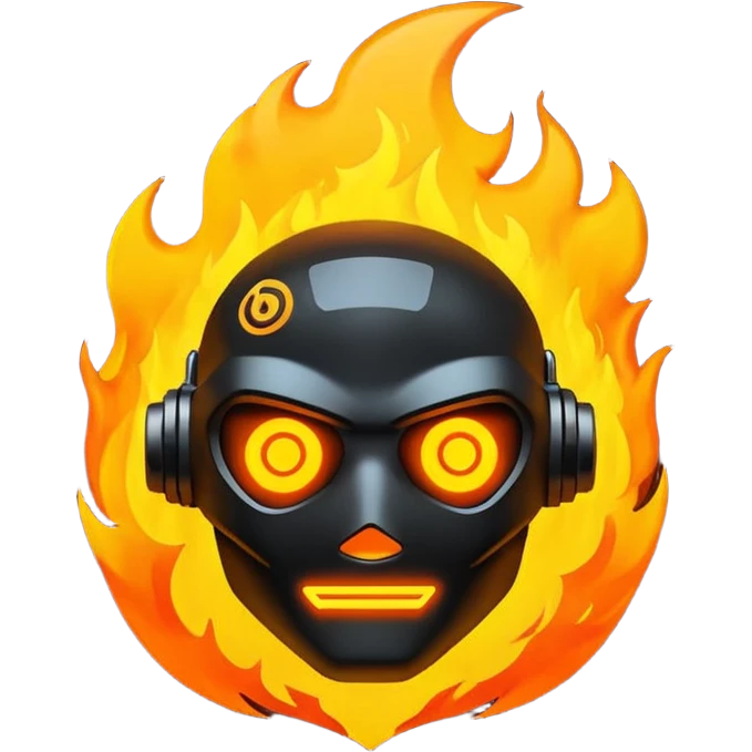 cyberpunk fire emoji