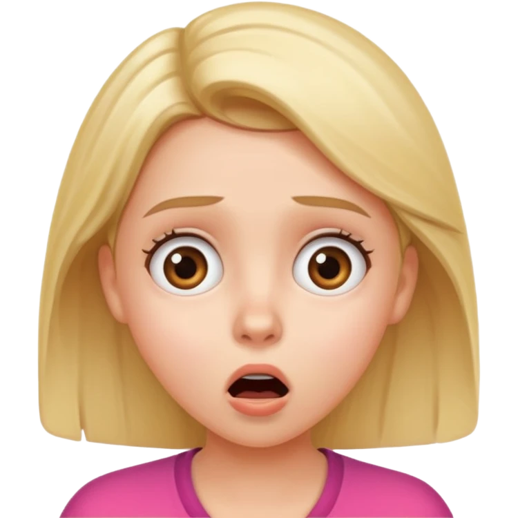 shocked clean girl emoji