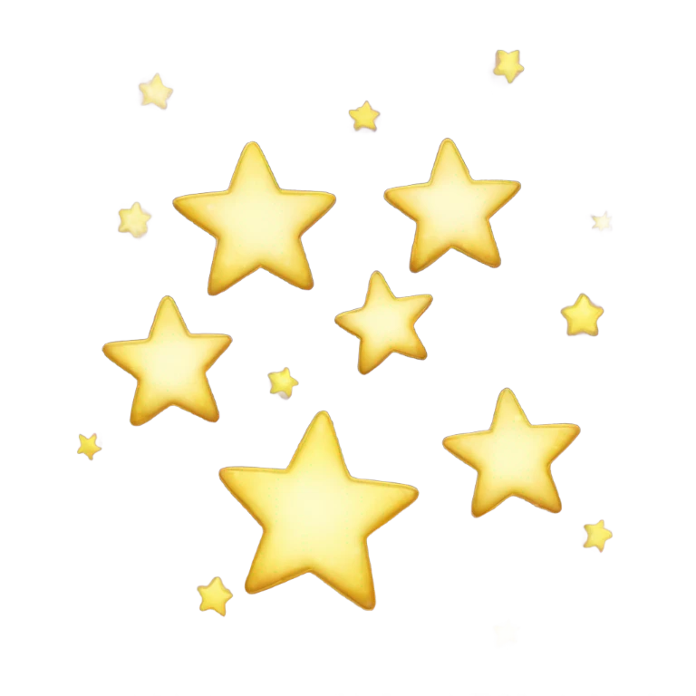 three sparkleso emoji