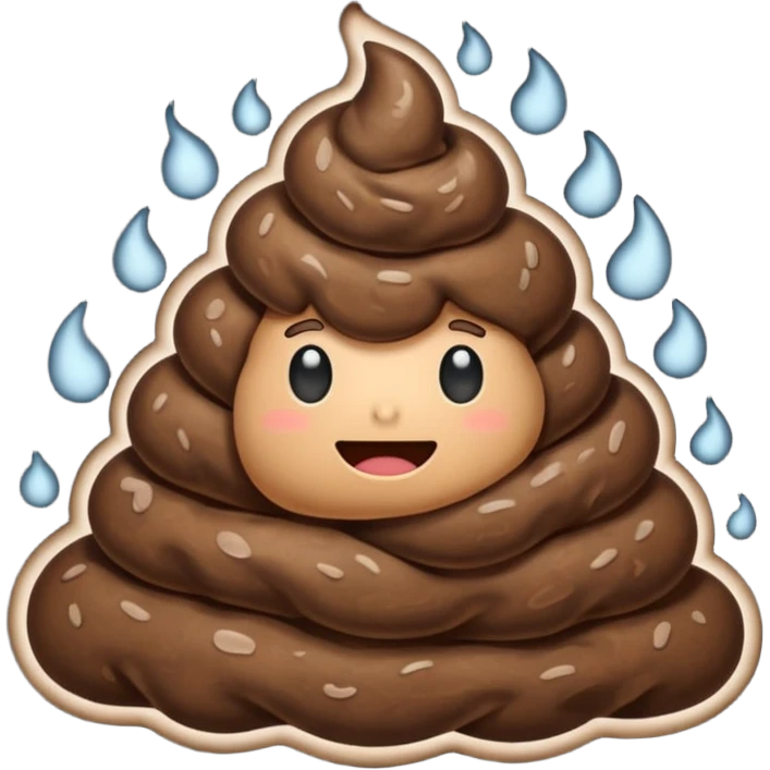 night poop time emoji