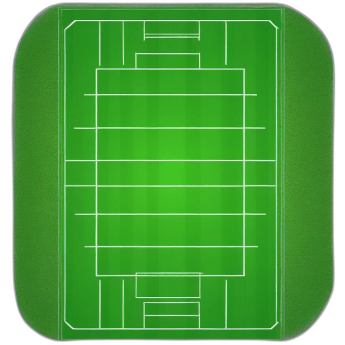 Rugby pitch emoji