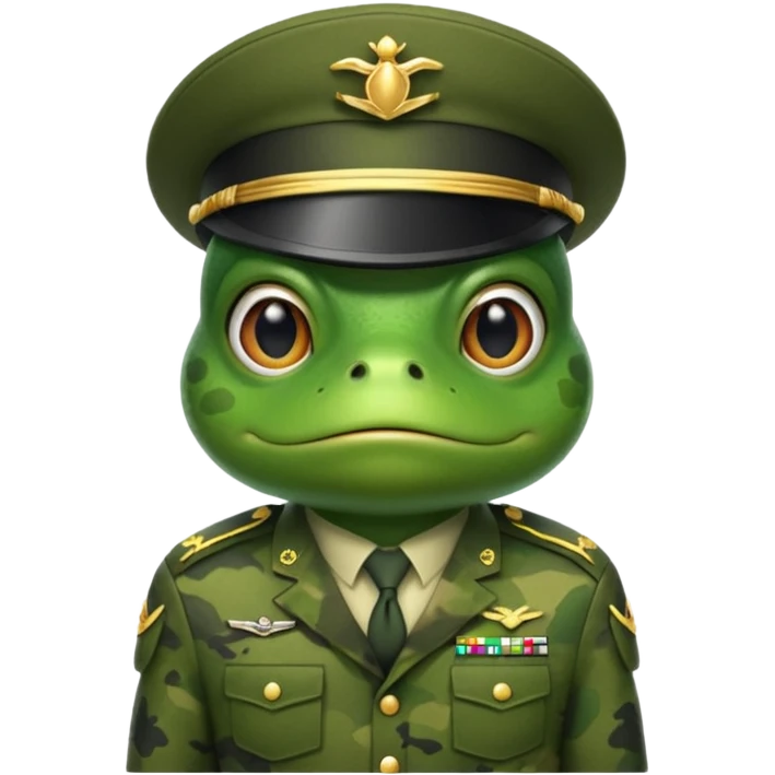 frog soldier thousand yard stare emoji