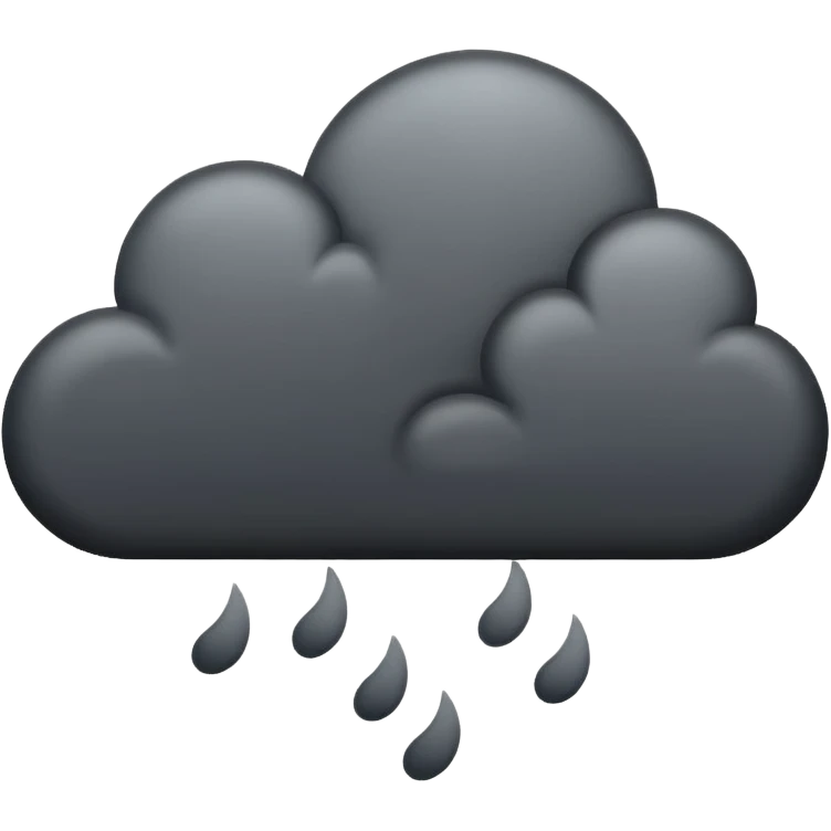 sky full of dark clouds  emoji