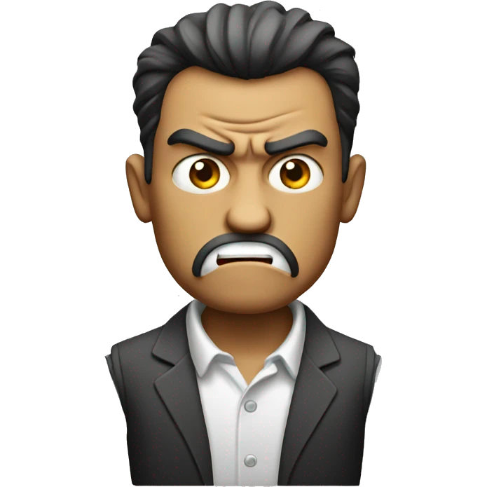 angry face man emoji