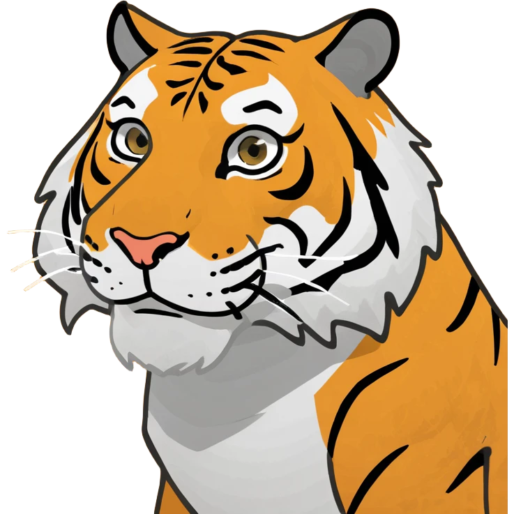 Tiger going to war emoji