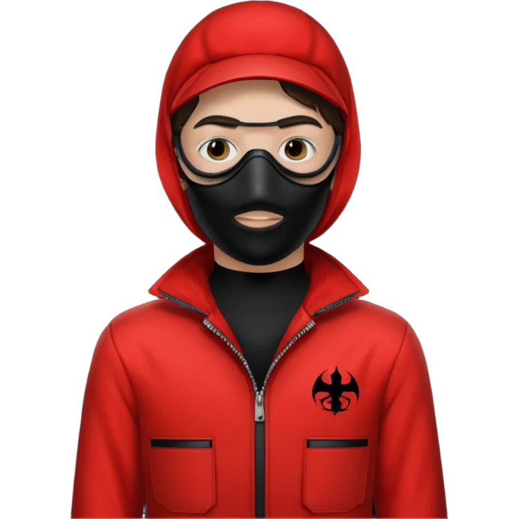 I want a emoji of a character Berlin from money heist. With his costume  emoji