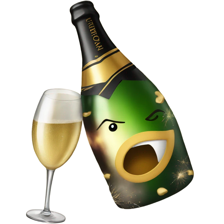 New Years Champaigne emoji