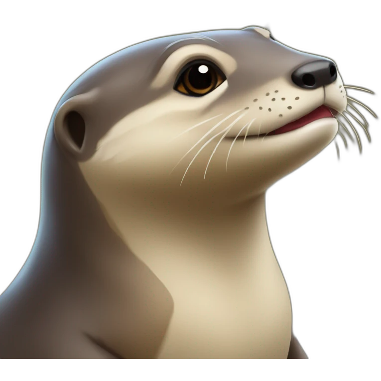 loutre sur tortue emoji