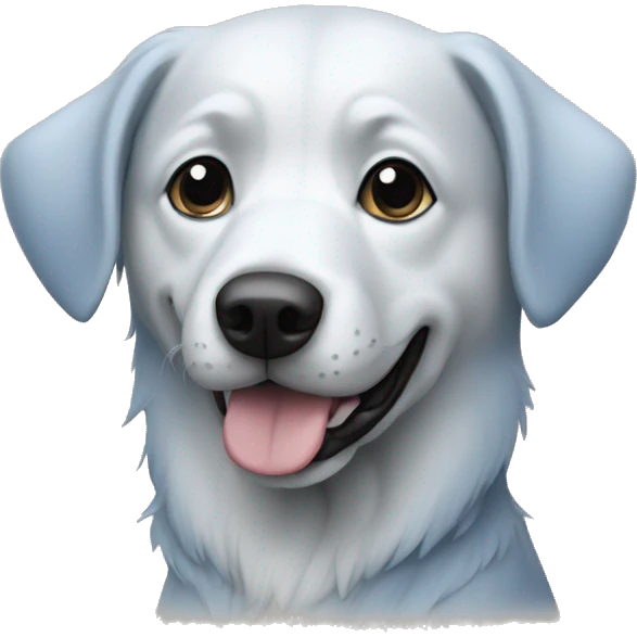 Chien bleu  emoji