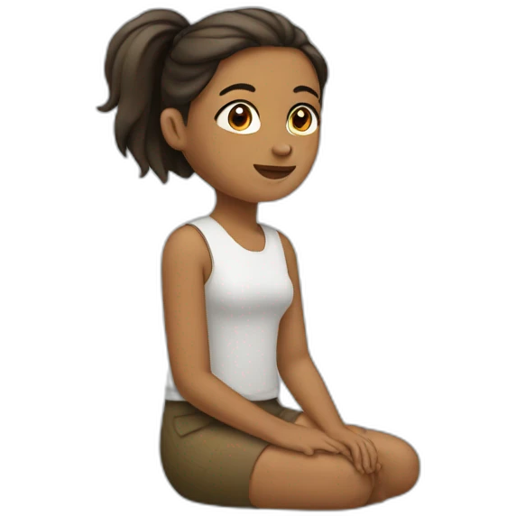women sitting emoji