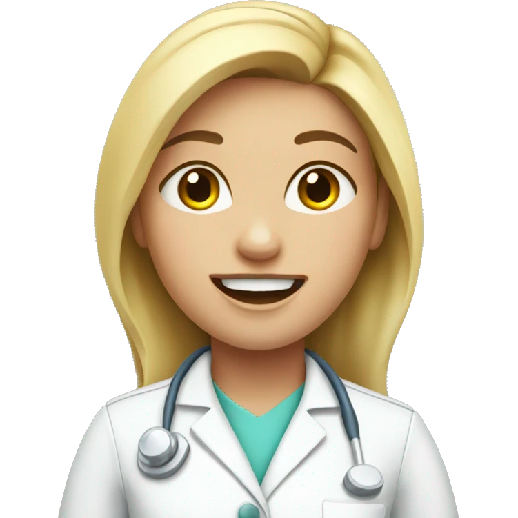 girl dentist emoji