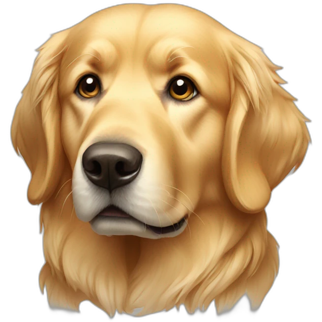 old golden retriever emoji