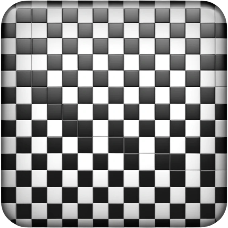 gray square with a checkered pattern emoji