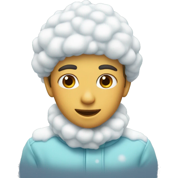 Lines of snow emoji