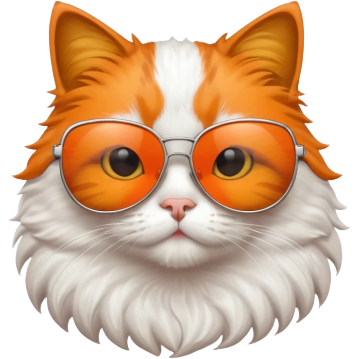 Cat wearing sunglasses emoji