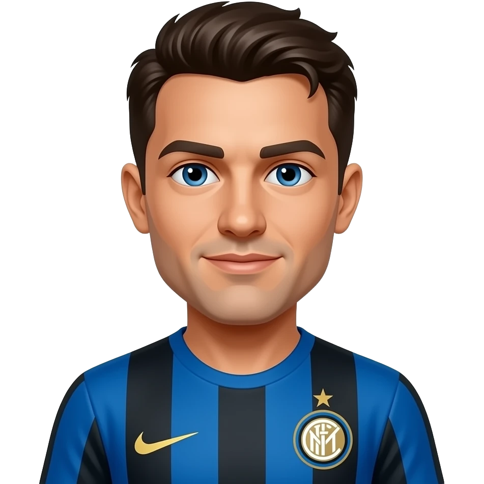 A footballer/soccer player called lisandro bastoni cb from inter milan emoji