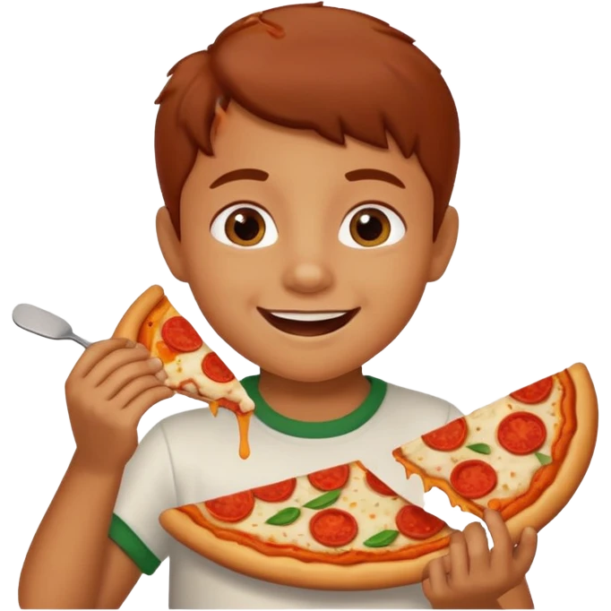 Child Eating Pizza emoji