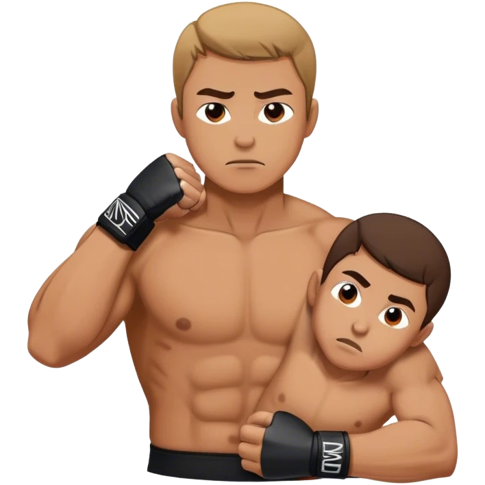 mma triangulo de brazo emoji