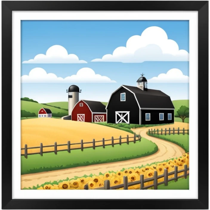 A farm in Nantucket  emoji