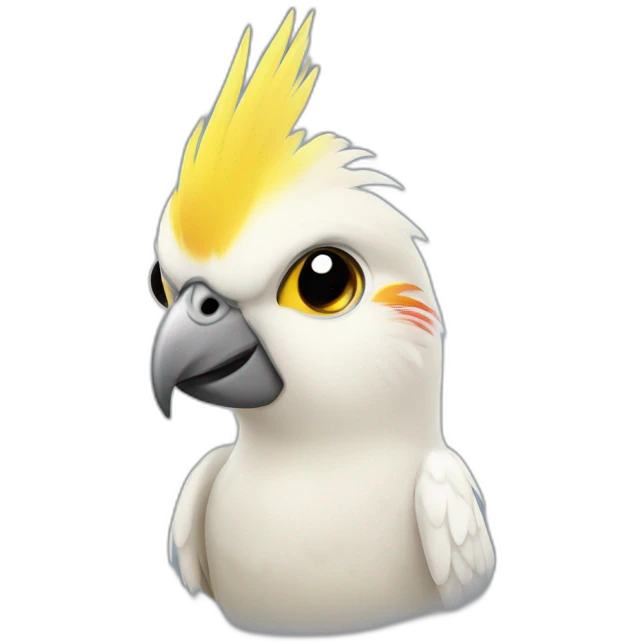 Cockatiel stylish male emoji