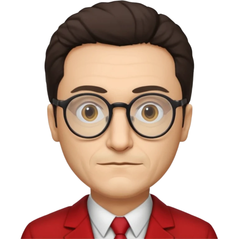 Professor in the la casa de papel TV show emoji