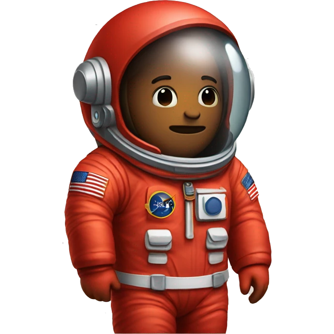 "Among us" red astronaut emoji