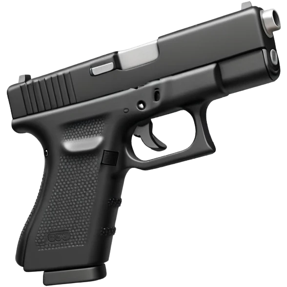 Glock with a bow  emoji