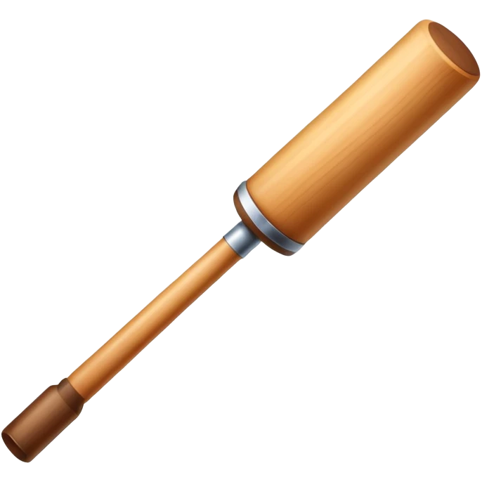 Long tan rod emoji