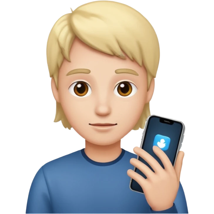 holding phone emoji