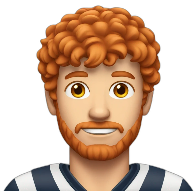 a redhair guy rugbyman emoji