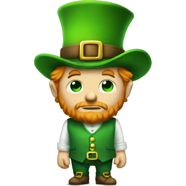  sad leprechaun with empty pockets emoji