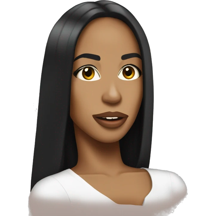Aaliyah the R&b singer emoji