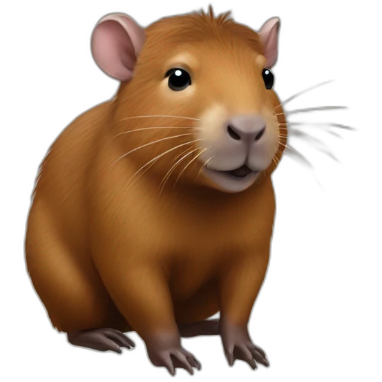 Raton laveur capibara emoji