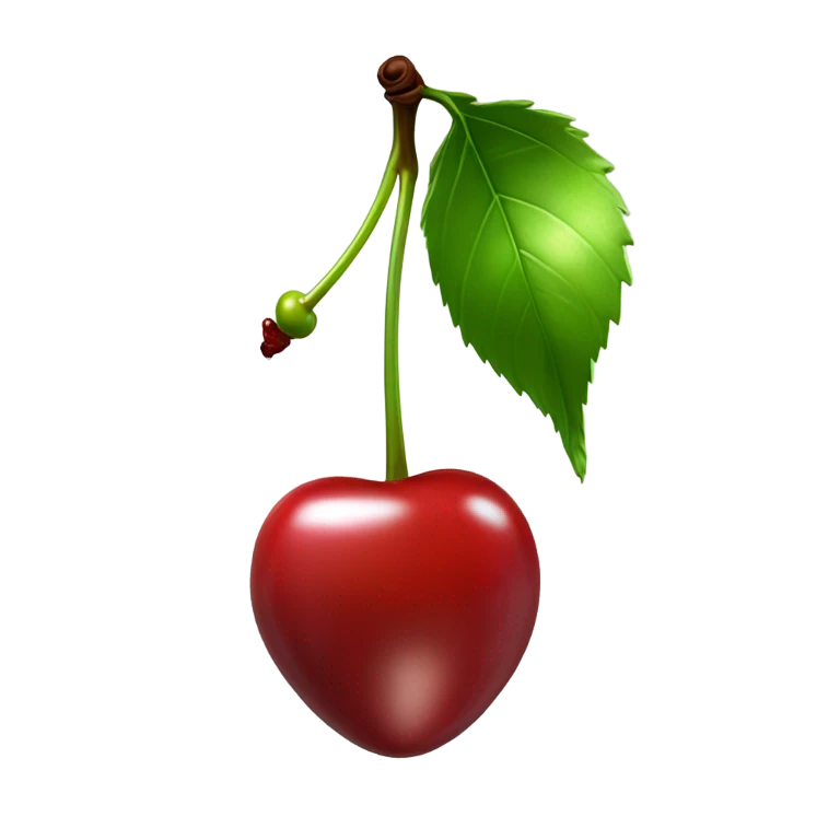 3d cherry emoji