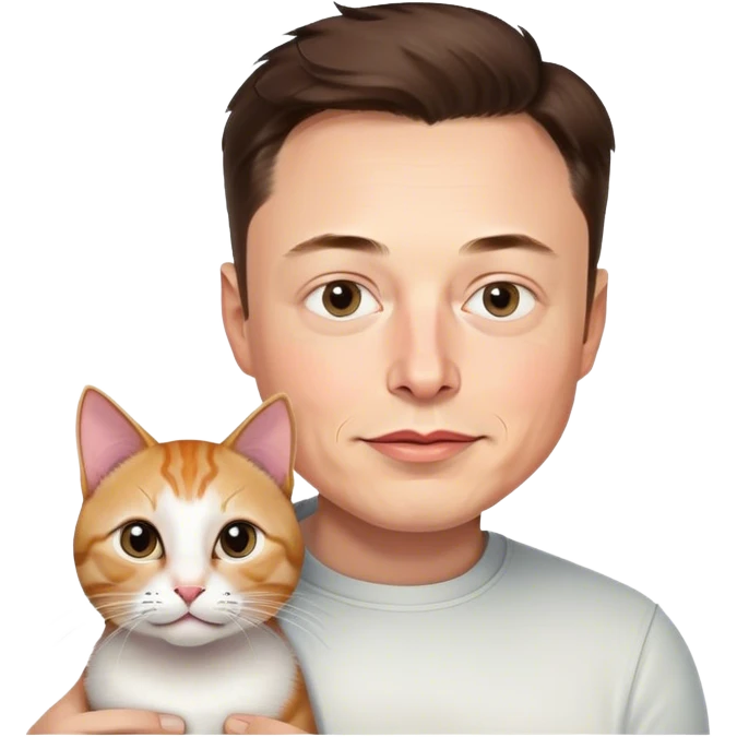 elon musk with cat emoji