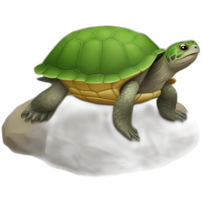 Tortue sur loutre emoji