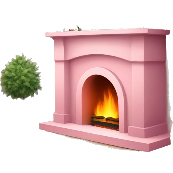 Winter Pink FirePlace emoji