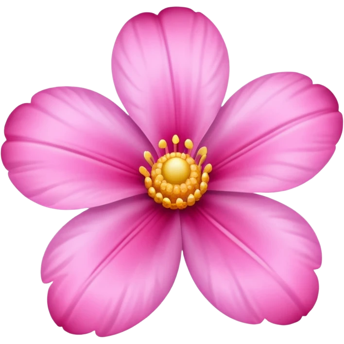 glitter pink flower emoji