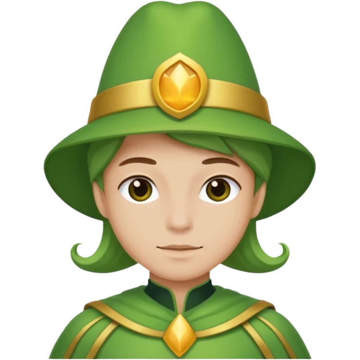 green costume emoji