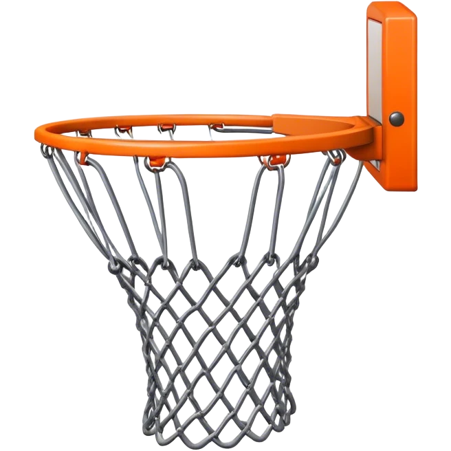completely missing the basketball hoop emoji