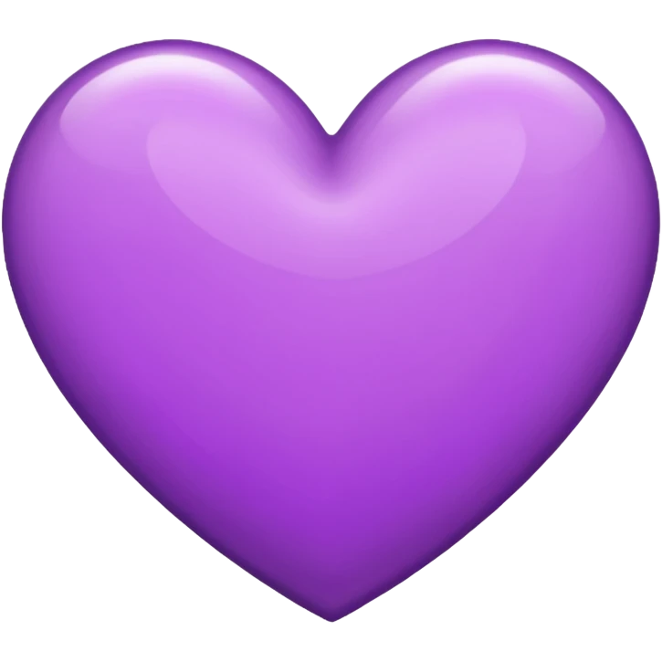 IOS's love letter emoji but with a purple heart instead of a red heart, closed emoji