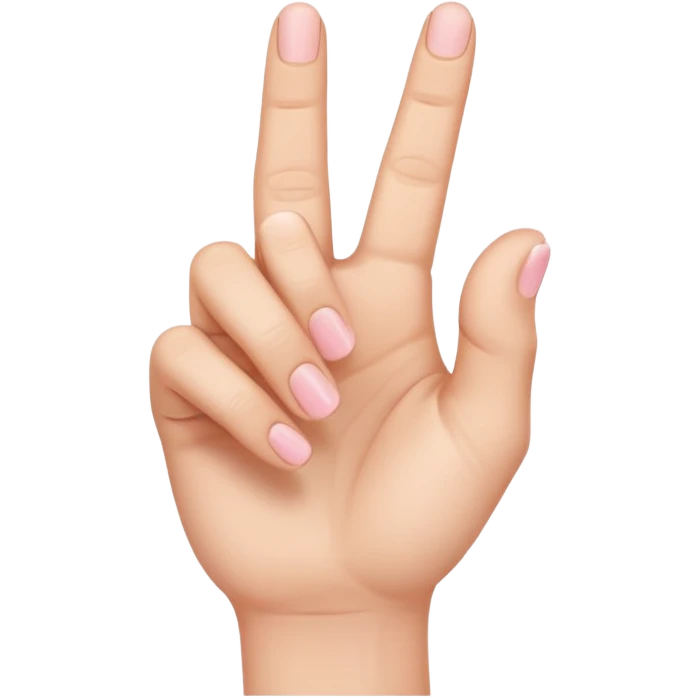 Raised pinky finger emoji