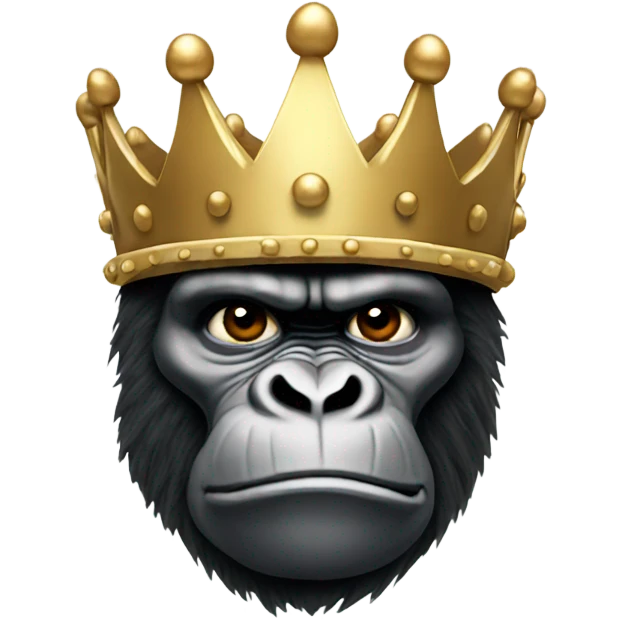 King kong crown emoji