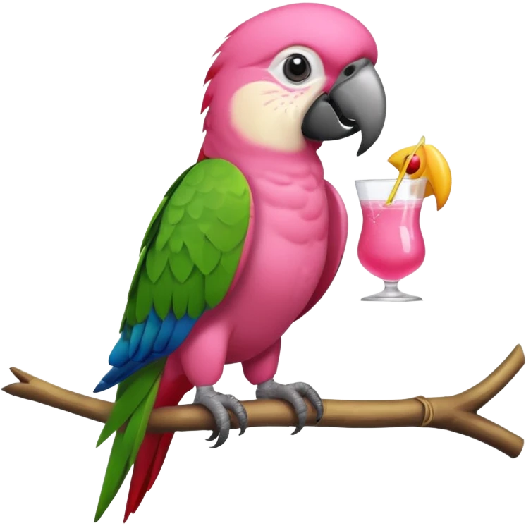 Parrot 🦜 with bikini 👙  emoji