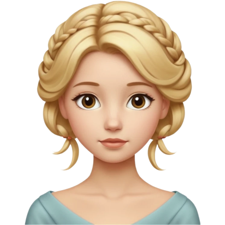 Cinematic Realistic pilates Girl Portrait, depicted with lifelike skin texture, subtle rosy undertones, and soft natural lighting that enhances the gentle contours of her face. Her intricately detailed golden blonde hair is elegantly styled in an updo, emoji