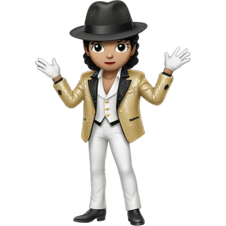 eine birne als micheal jackson verkleidet emoji