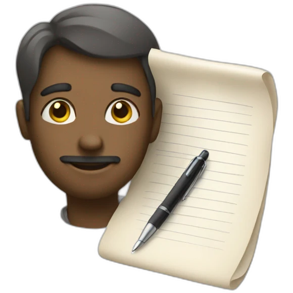 pen and paper emoji