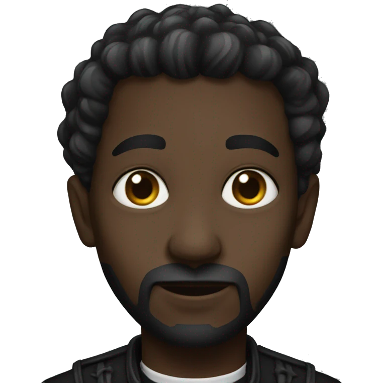 Black gothic emoji