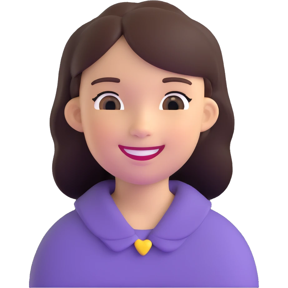 smiling girl emoji